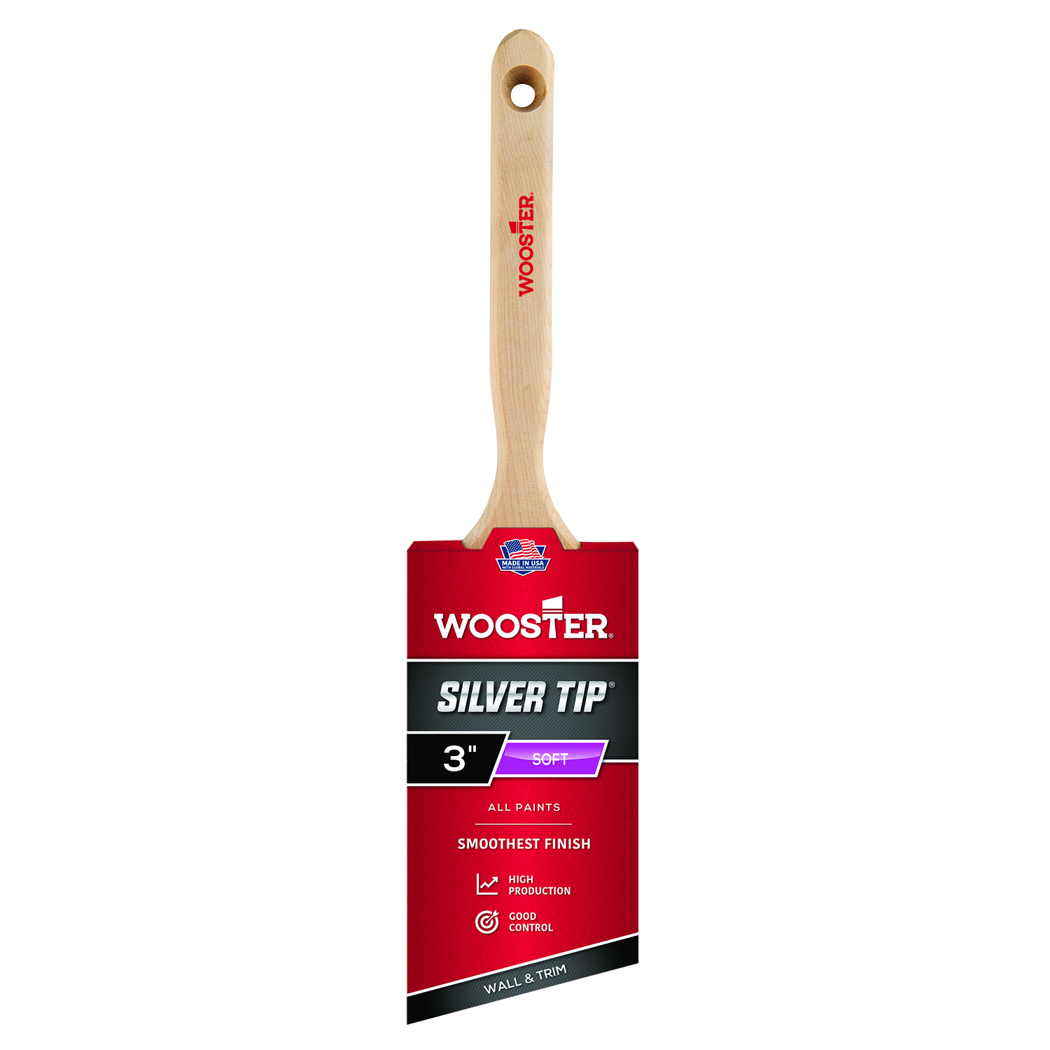 Wooster Silver Tip 3 in. Angle Paint Brush - Intensery