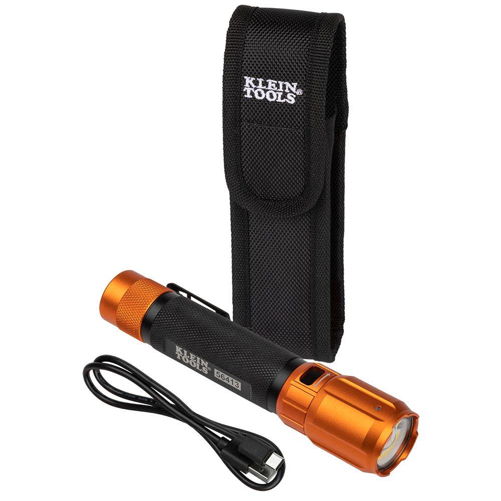 Klein Tools 2 Color LED Flashlight Rechargeable 56413 from Klein Tools - Intensery