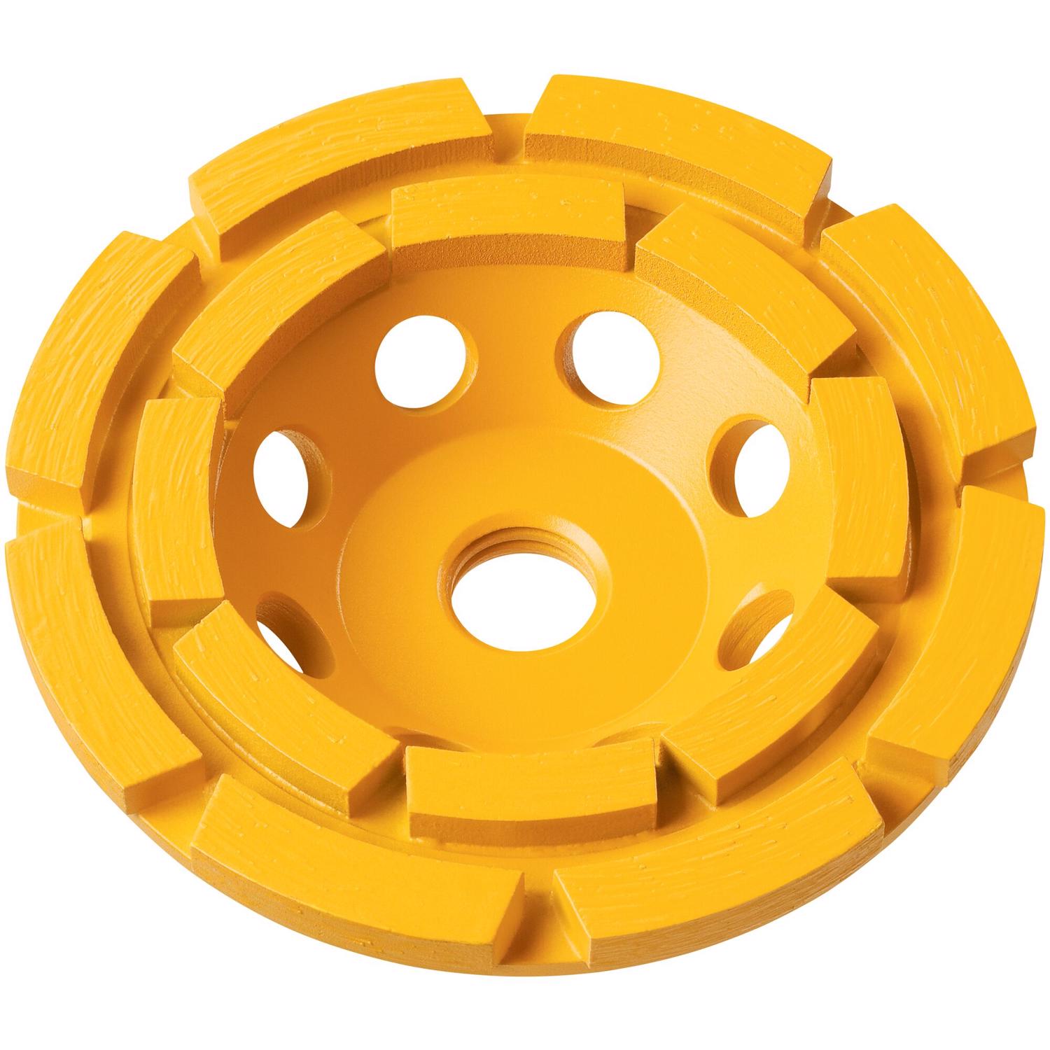 DeWalt 4 in. D X 5/8-11 in. Double Row Cup Grinding Wheel - Intensery