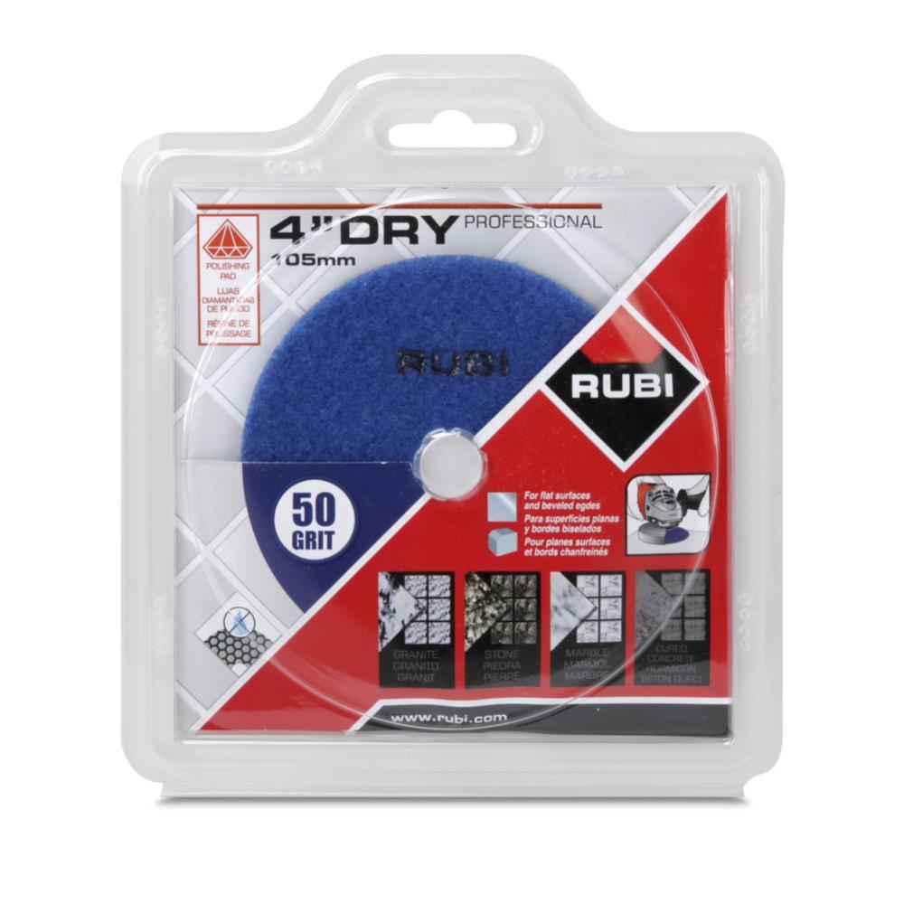 Resin Dry Polishing Pad 50 Grit 4 In. - Intensery