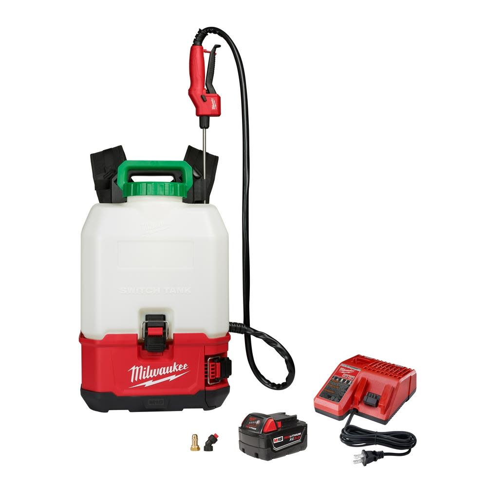 Milwaukee M18 SWITCH TANK 4 Gallon Backpack Sprayer Kit 2820-21PS from Milwaukee - Intensery