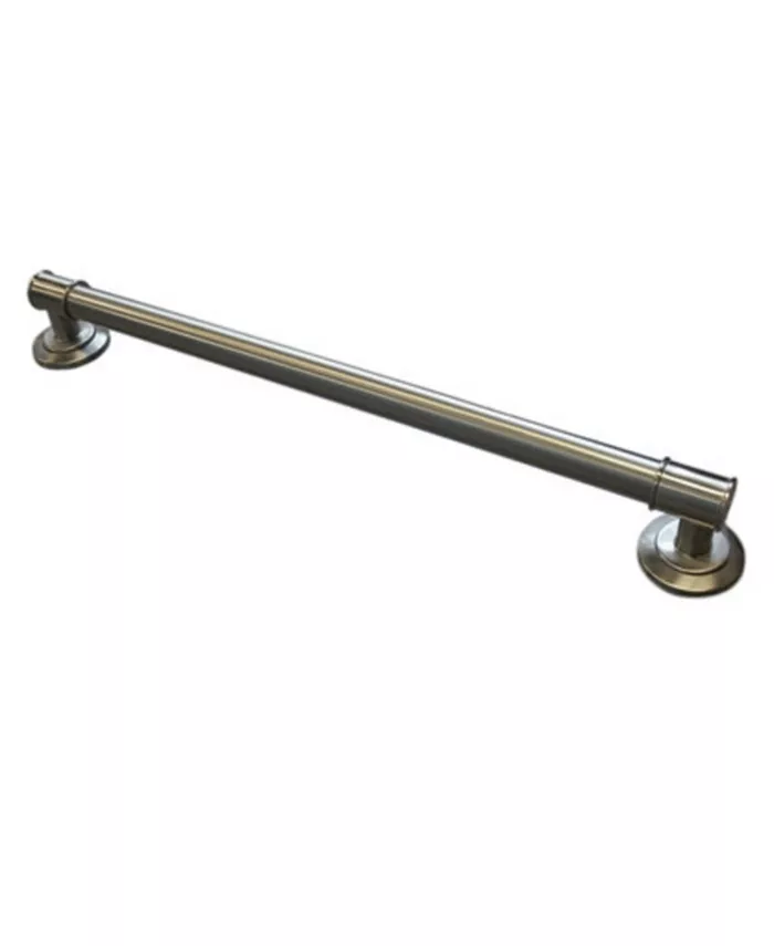 Arista Bath Products Arista Decorative Grab Bar Satin Nickel Finish - Intensery