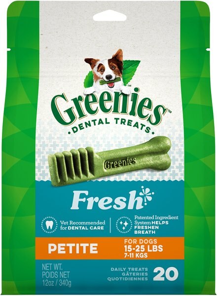 Greenies Fresh Petite Dental Dog Treats - Intensery