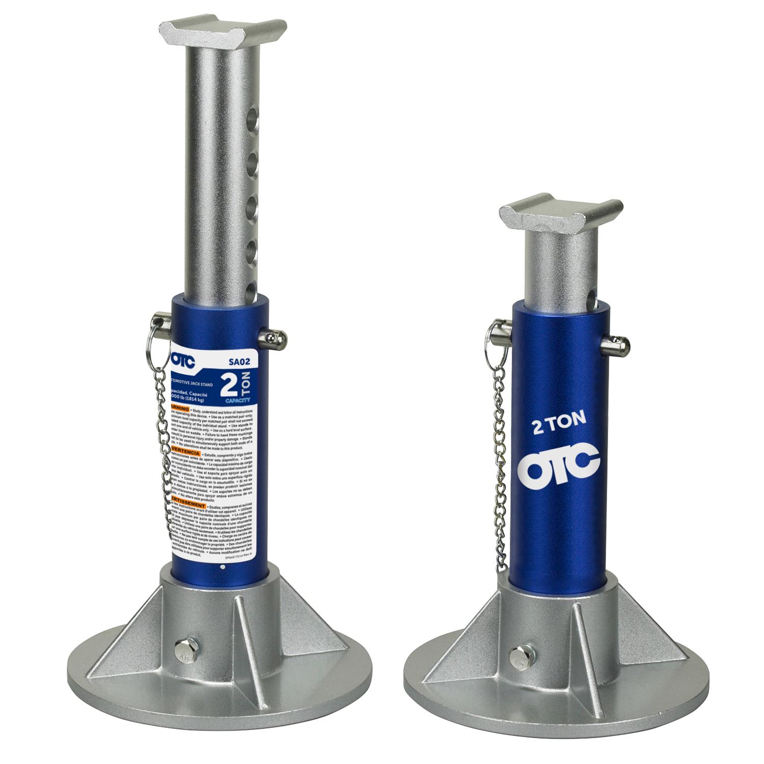 OTC Tools SA02 OTC 2-Ton Aluminum Jack Stands - Intensery