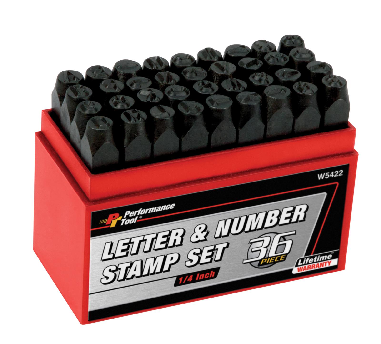 Performance Tool W5422 Performance Tool Letter and Number Stamping Sets - Intensery