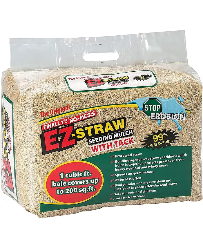 EZ-Straw Seeding Mulch With Tack 11 lb - Intensery