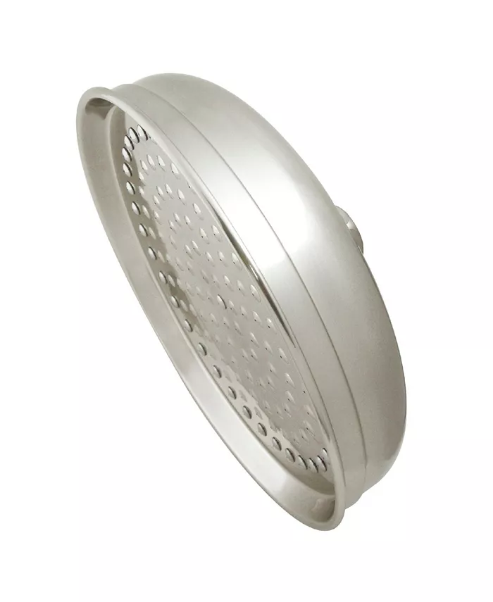 Kingston Brass Victorian 10-Inch OD Raindrop with 127 Water Channels in Brushed Nickel - Intensery