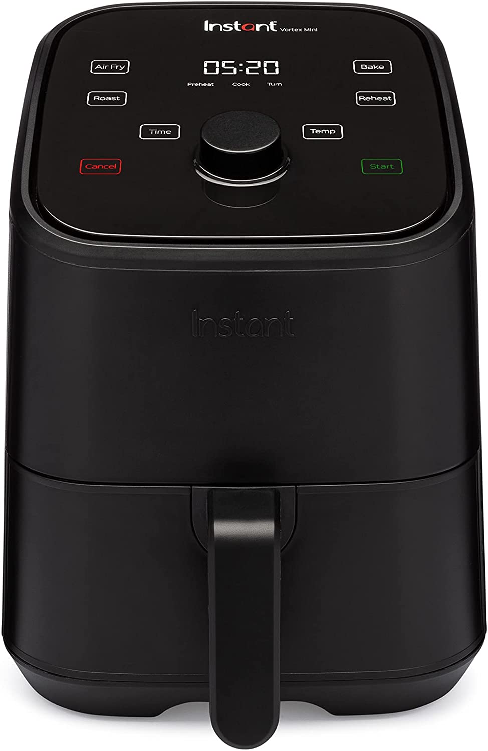 Instant Vortex Mini Air Fryer - 2L/ 2QT Black - Intensery