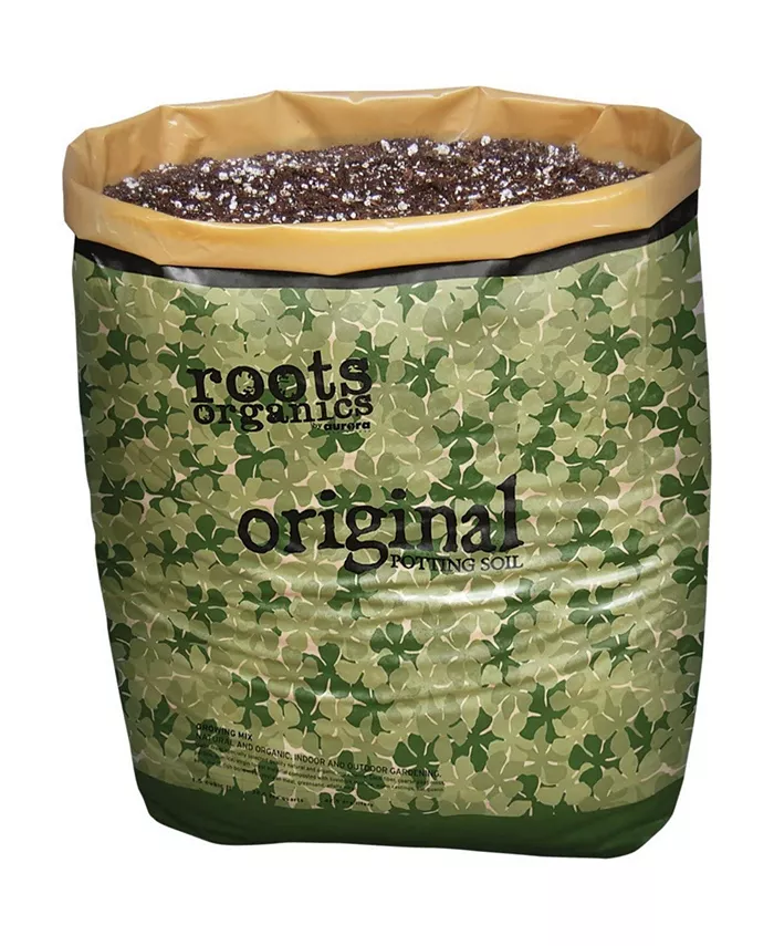 Roots Organics Original Potting Soil， Organic Growing Media with Mycorrhizae， Plant-in-Bag， .75 Cubic Foot - Intensery