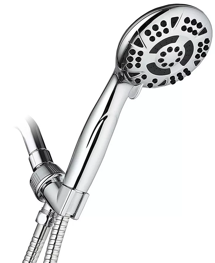Aquadance 6-Setting Handheld Shower Head with Hose - Intensery