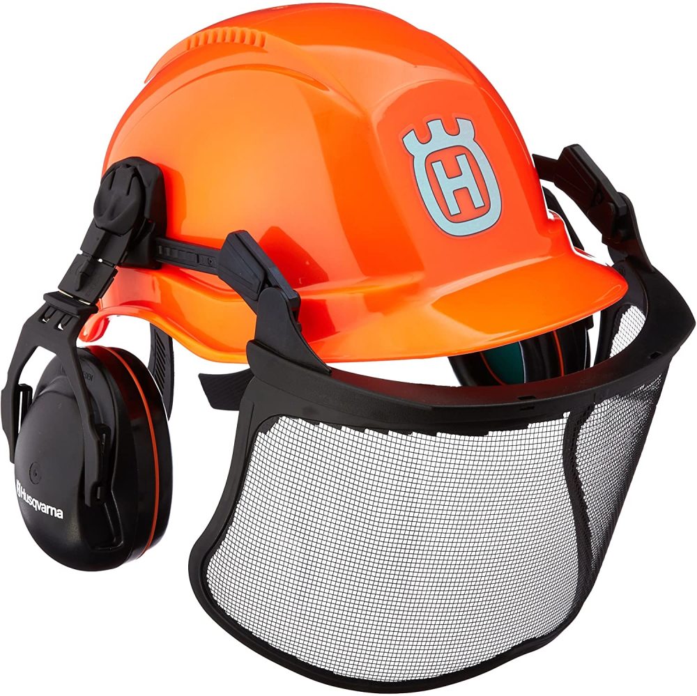 Head Protection Pro Forrest Hi-Viz Orang Helmet System - Intensery