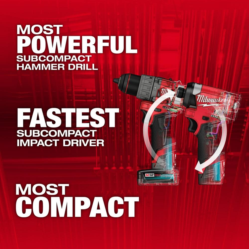 Milwaukee M12 FUEL 2 Tool Combo Kit - Intensery
