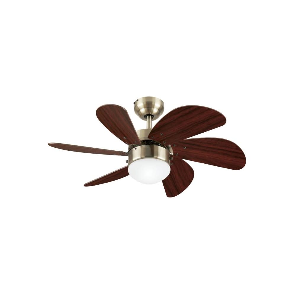 Westinghouse 30 Turbo Swirl Brass LED Indoor Ceiling Fan - Intensery