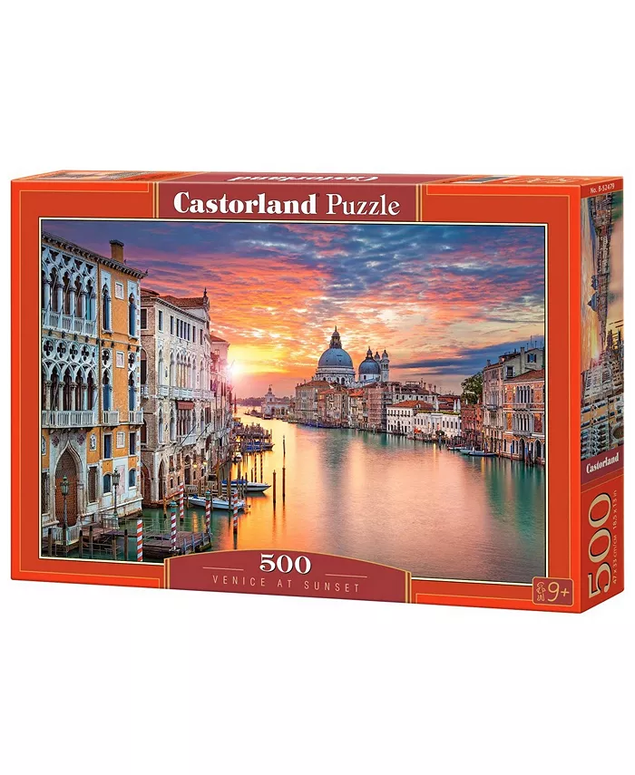 Castorland Venice at Sunset Jigsaw Puzzle Set， 500 Piece - Intensery