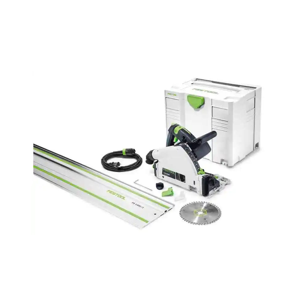 Festool 6 1/4 TS 55 FEQ-F-Plus Plunge Cut Track Saw Set - Intensery