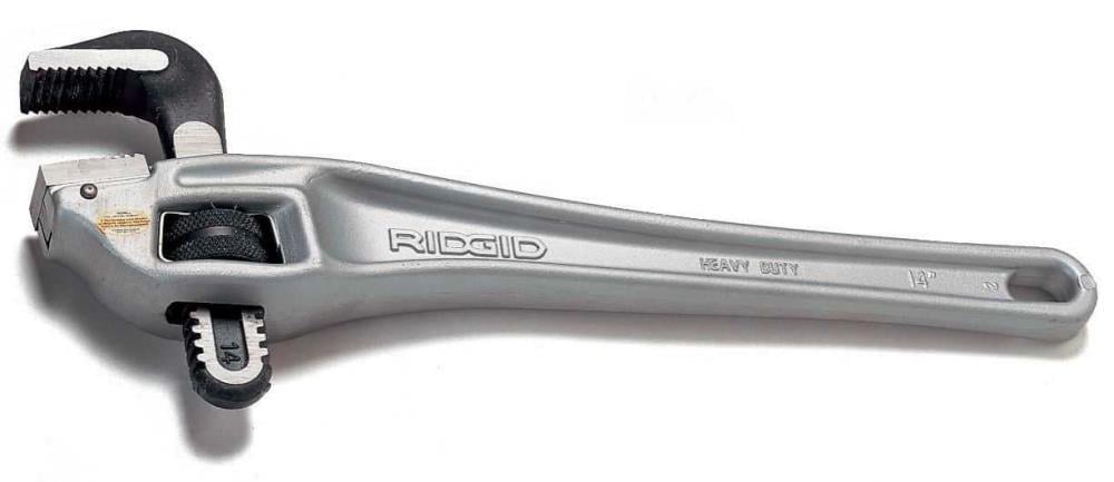 Ridgid 14 In Aluminum Offset Pipe Wrench 31120 from Ridgid - Intensery