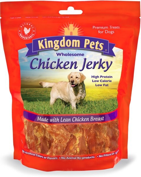 Kingdom Pets Chicken Jerky Dog Treats - Intensery