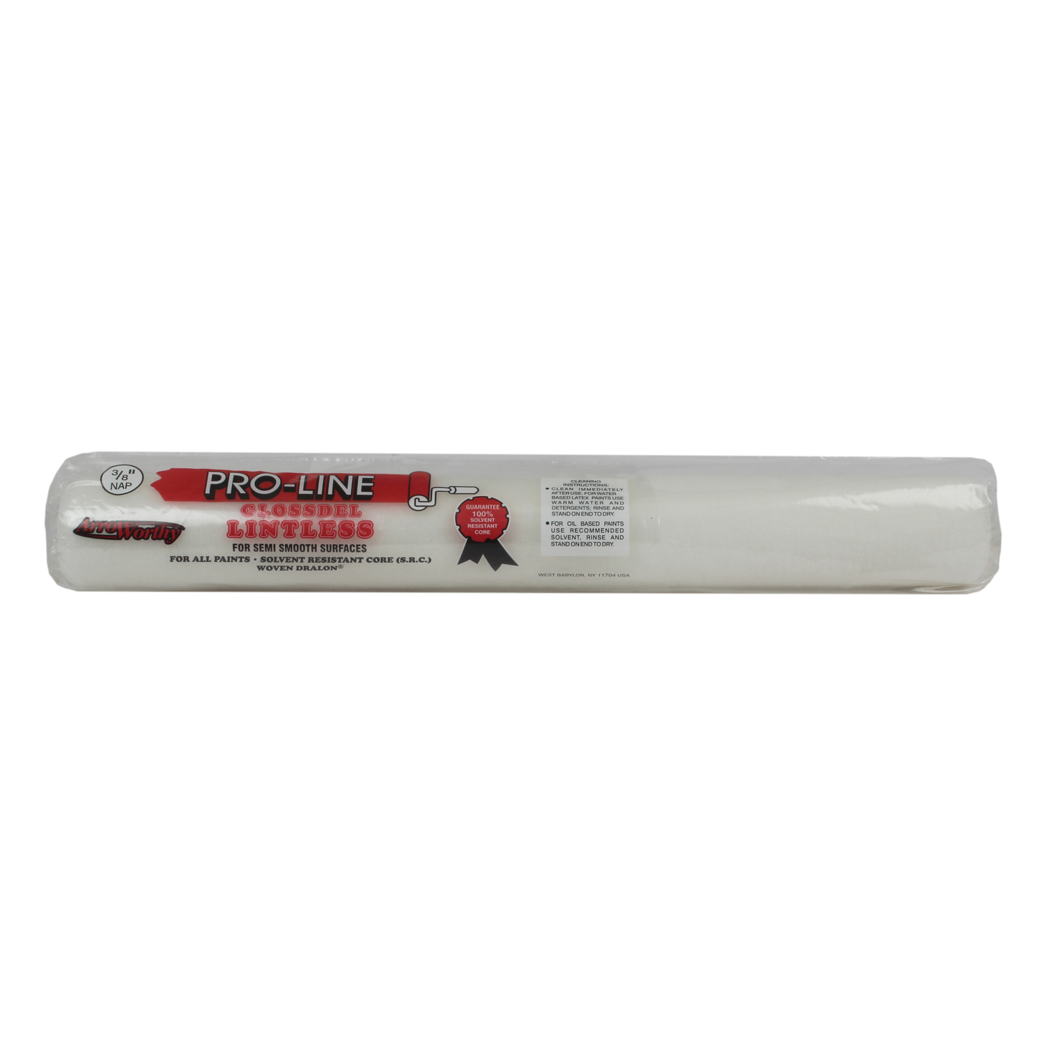 Arroworthy Pro-Line Dralon 18 in. W X 3/8 in. Paint Roller Cover 1 pk - Intensery