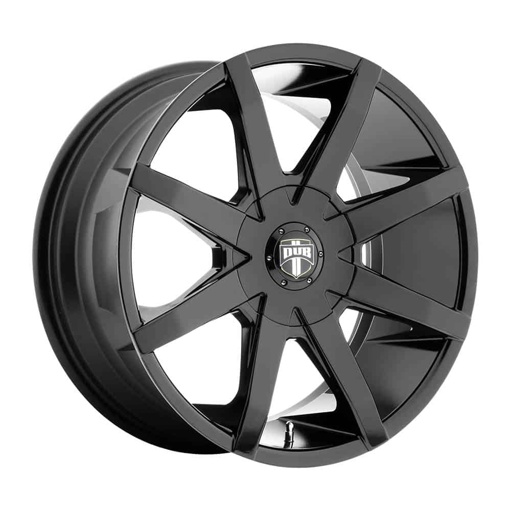 DUB 1PC S110 PUSH S110 20X8.5 5X4.5/5.0 GL-BLK 30MM - Intensery