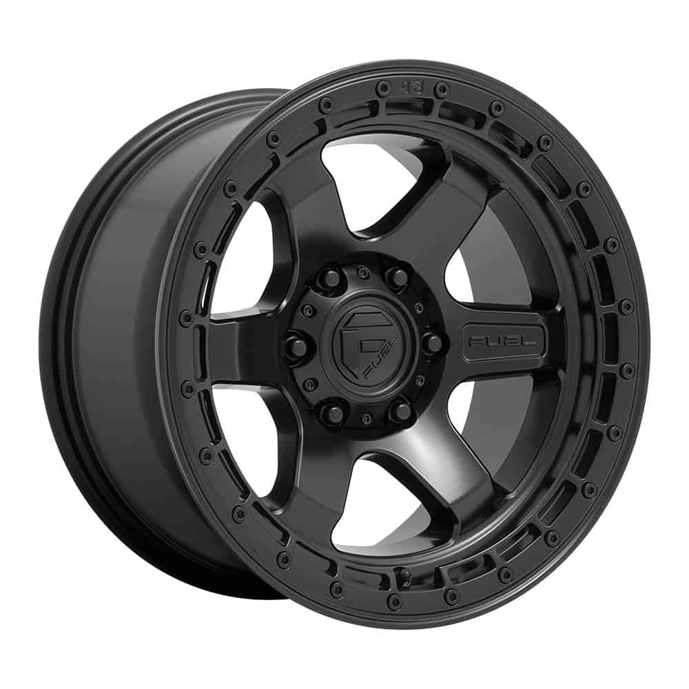 Fuel 1PC D750 BLOCK D750 18X9 6X120 MT-BLK-BLK-RG 01MM - Intensery