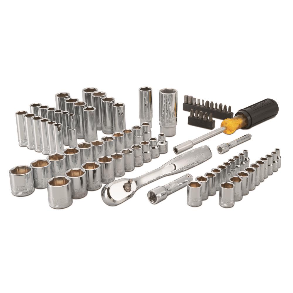 DEWALT 84 Pieces Mechanics Tool Set DWMT81531 from DEWALT - Intensery