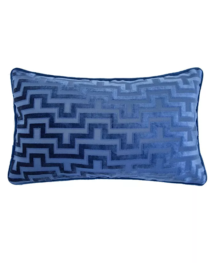 Homey Cozy Jasmine Modern Maze Rectangle Decorative Throw Pillow - Intensery