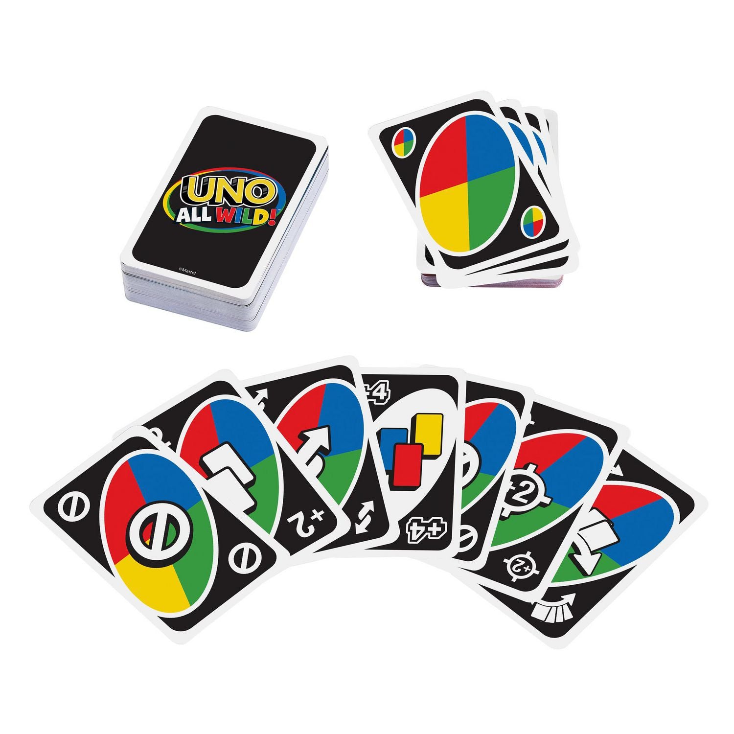 UNO All Wild Card Game - Open Box - Intensery