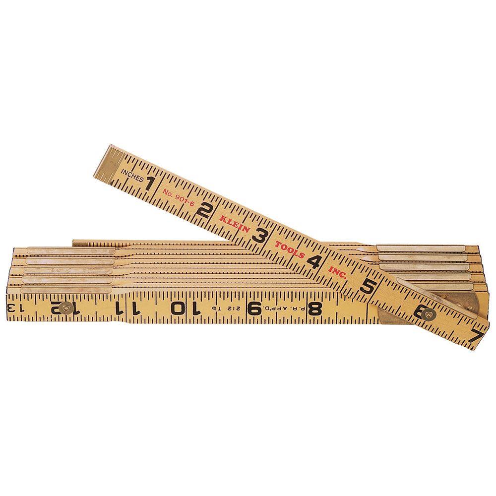 Klein Tools Wood Folding Rule Outside Reading 9016 from Klein Tools - Intensery