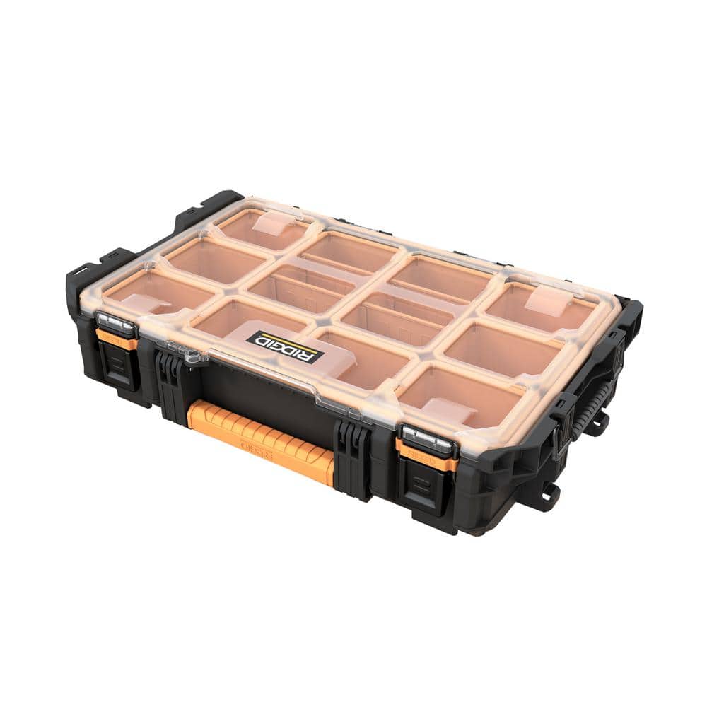 RIDGID Pro System Gear 10-Compartment Small Parts Organizer 238093 - Intensery