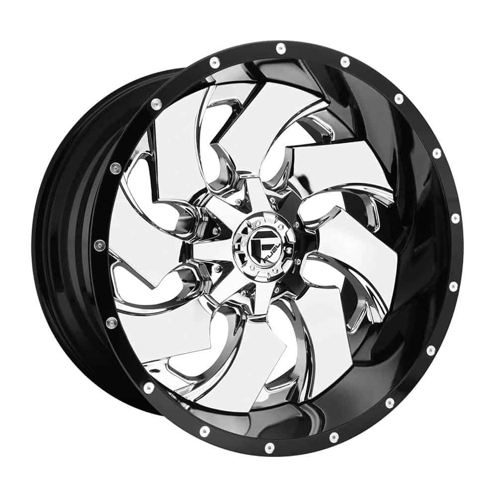 Fuel 2PC D240 CLEAVER D240 20X10 6X135/5.5 CHR-PLATED-GBL -19MM - Intensery