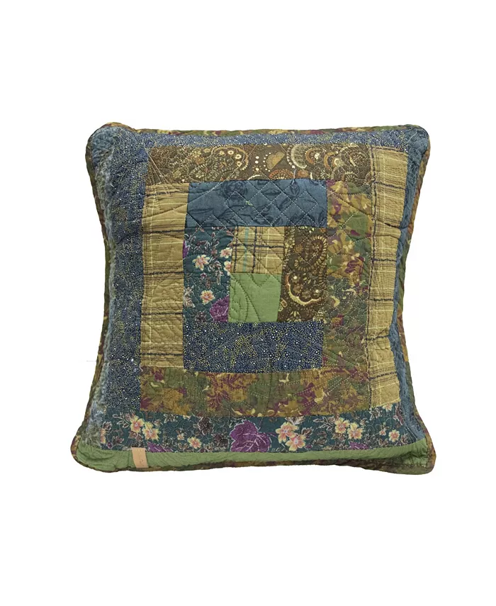 American Heritage Textiles Cabin Raising Pine Cone Decorative Pillow， 16