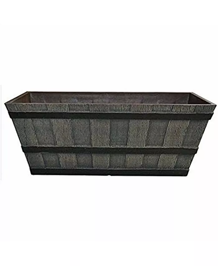 Gardener's Select Gardener Select Whiskey Barrel Trough Planter 22 - Intensery