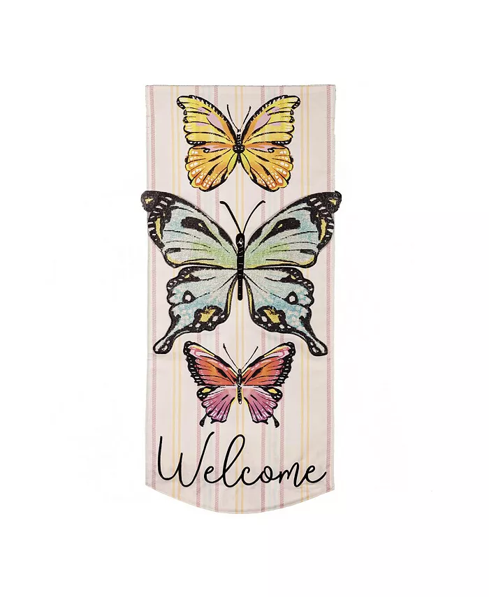 Evergreen Butterfly Fields Everlasting Impression Textile Decor - Intensery