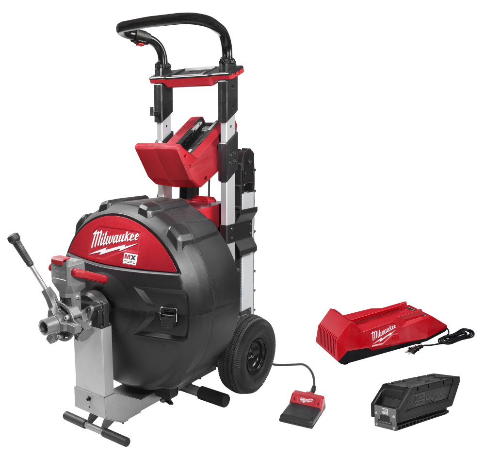 Milwaukee MX FUEL Sewer Drum Machine with POWERTREDZ MXF501-1CP from Milwaukee - Intensery