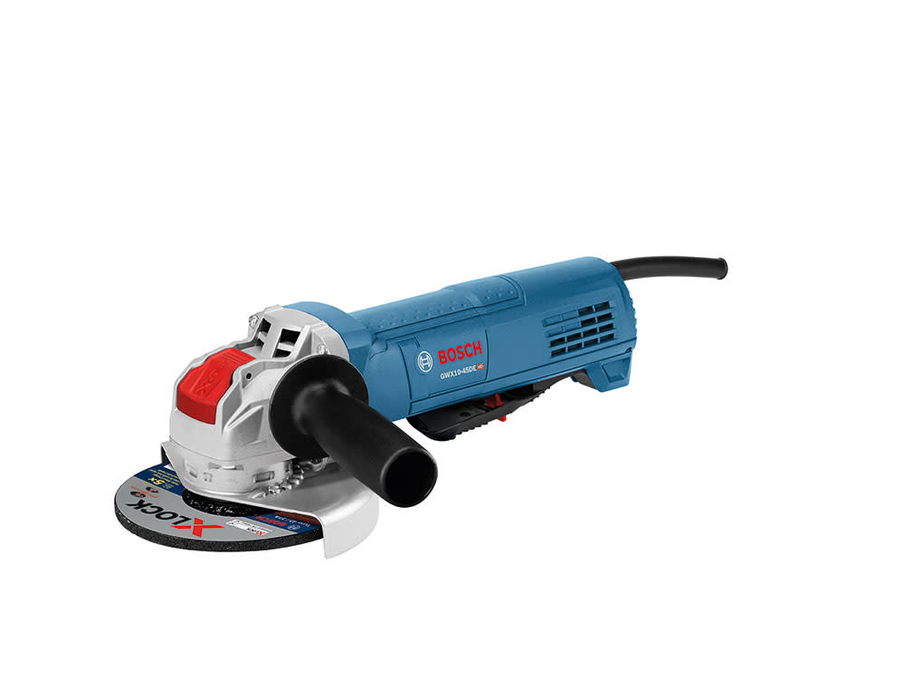 4-1/2 In. X-LOCK Ergonomic Angle Grinder with No Lock-On Paddle Switch - Intensery