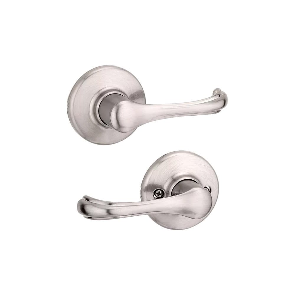 Satin Nickel Hall/Closet Dorian Passage Door Lever - Intensery