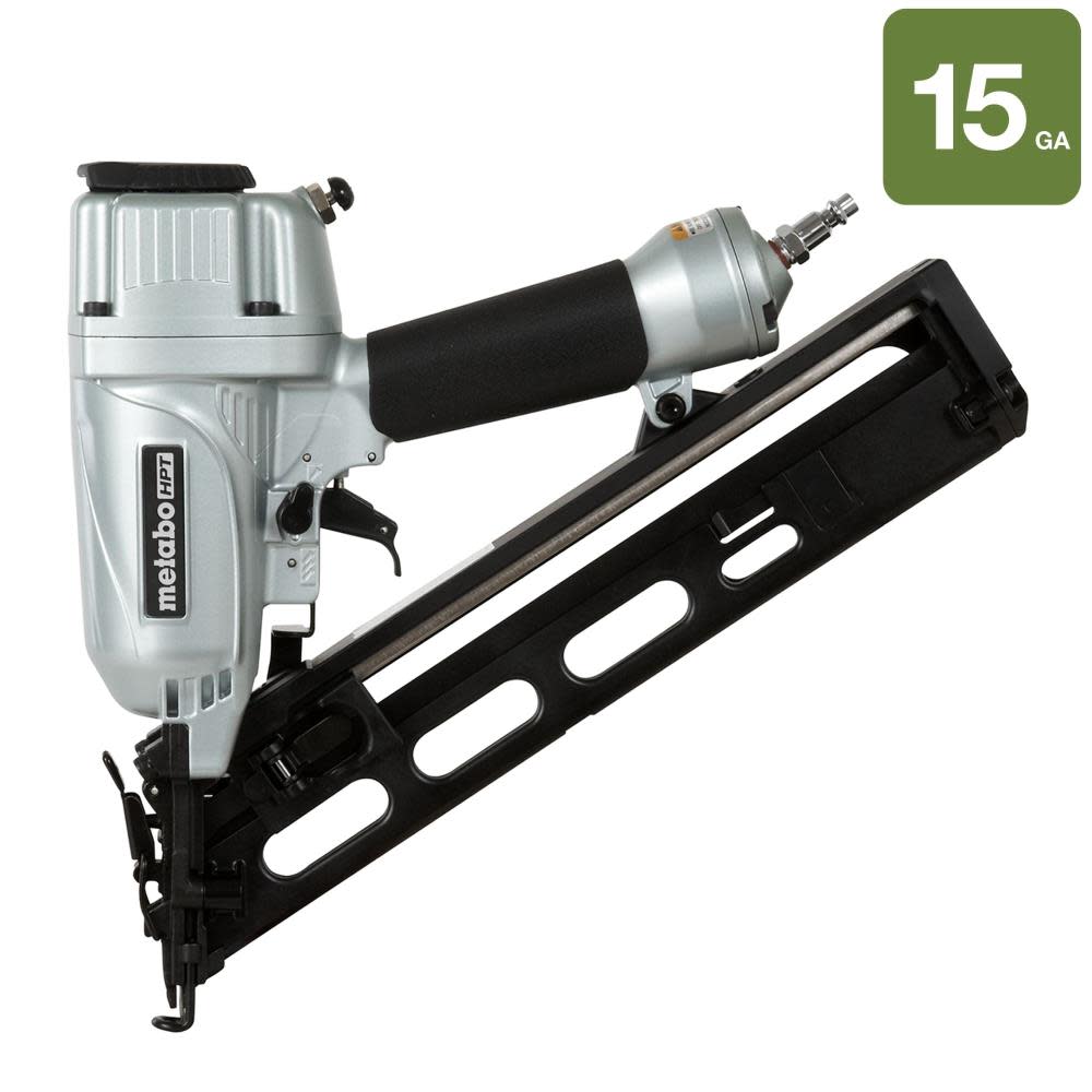 2-1/2 In. 15-Gauge Angled Finish Nailer with Air Duster - Intensery
