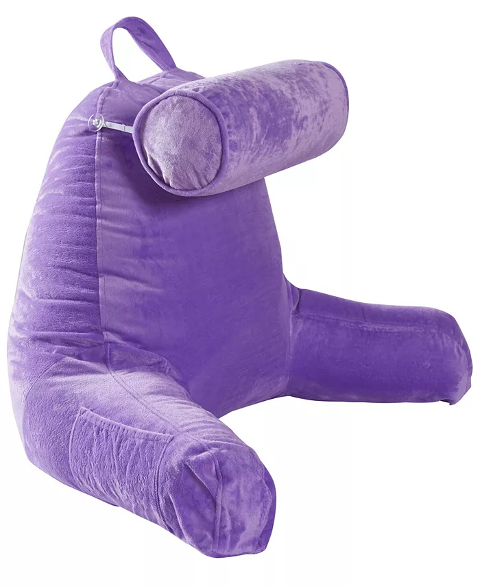 Cheer Collection Large TV and Reading Pillow with Bolster - Intensery