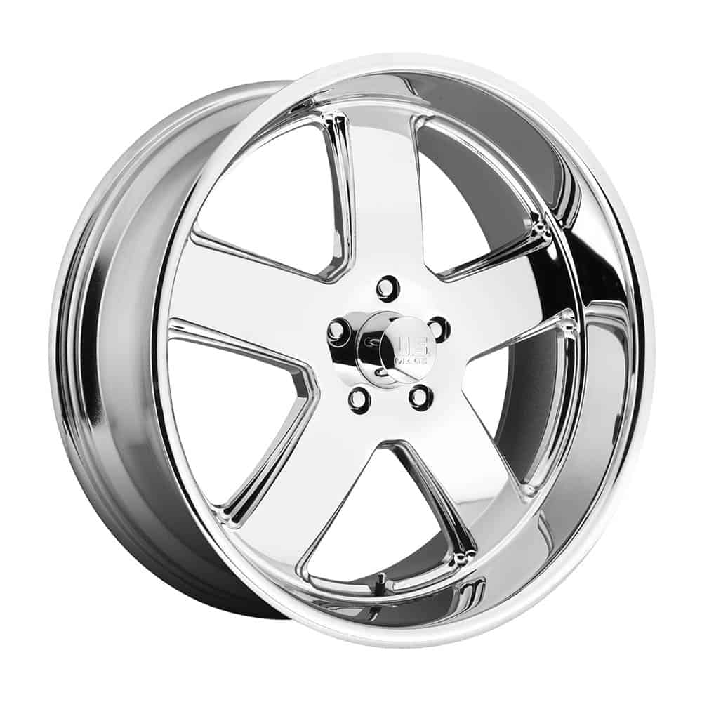 US Mag 1PC U116 HUSTLER U116 22X11 5X5.0 CHR-PLATED 18MM - Intensery