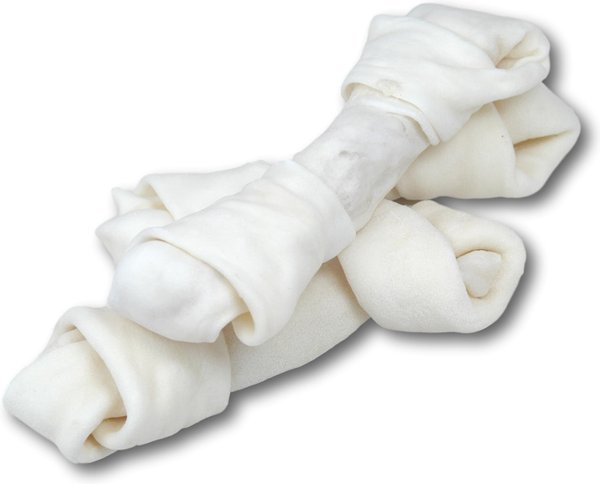 Top Dog Chews Knotted Rawhide Dog Bones - Intensery