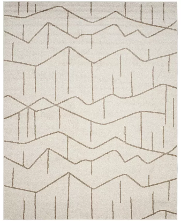 Safavieh Amherst Ivory and Gray Outdoor Area Rug Collection - Intensery