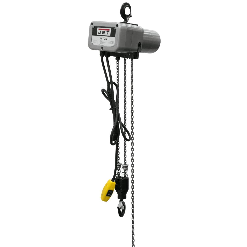 JET 1/4-Ton Electric Chain Hoist 1-Phase 15' Lift 110515 from JET - Intensery