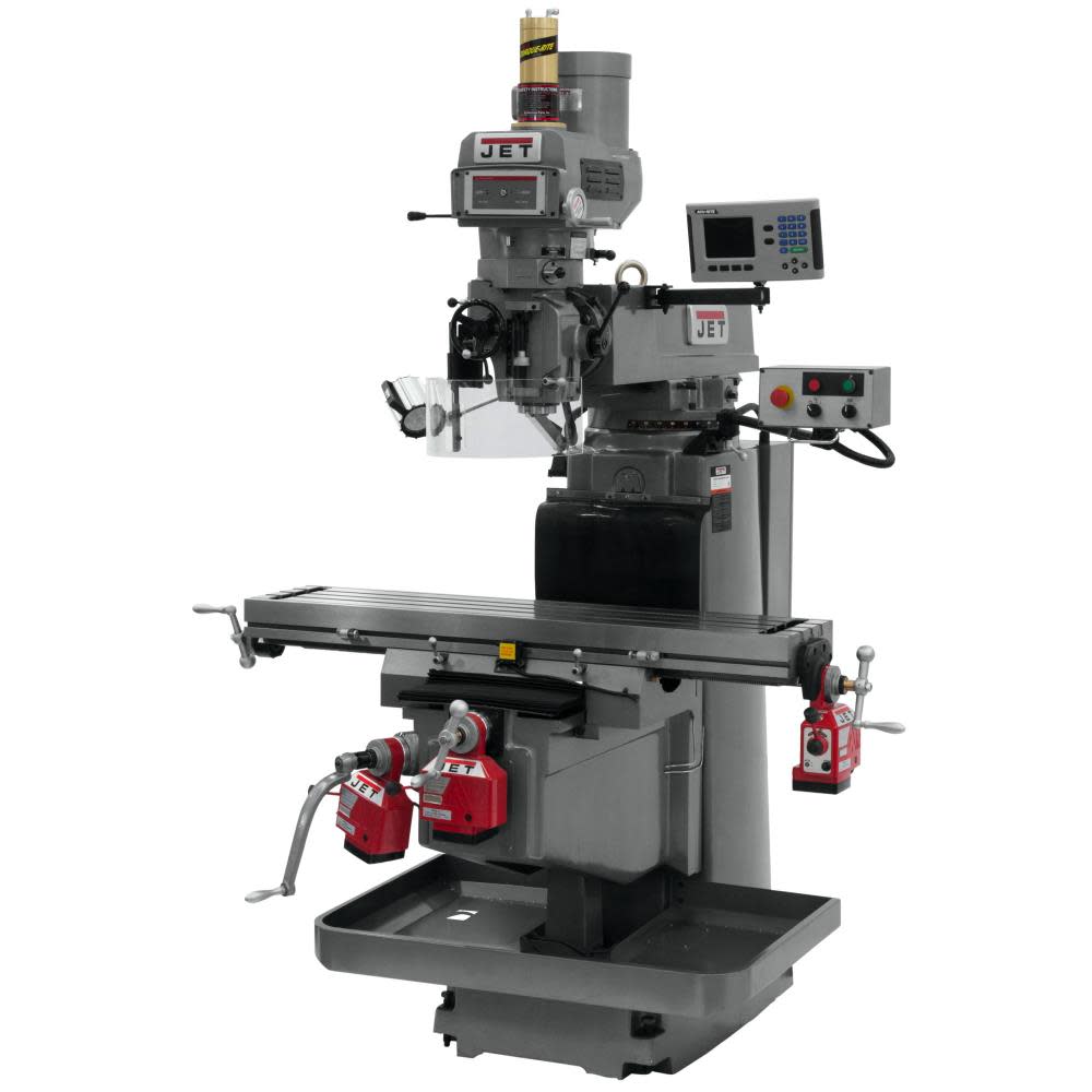 JET JTM-1254VS 200S DRO XYZ PFD AP Vertical Milling Machine 698054 from JET - Intensery