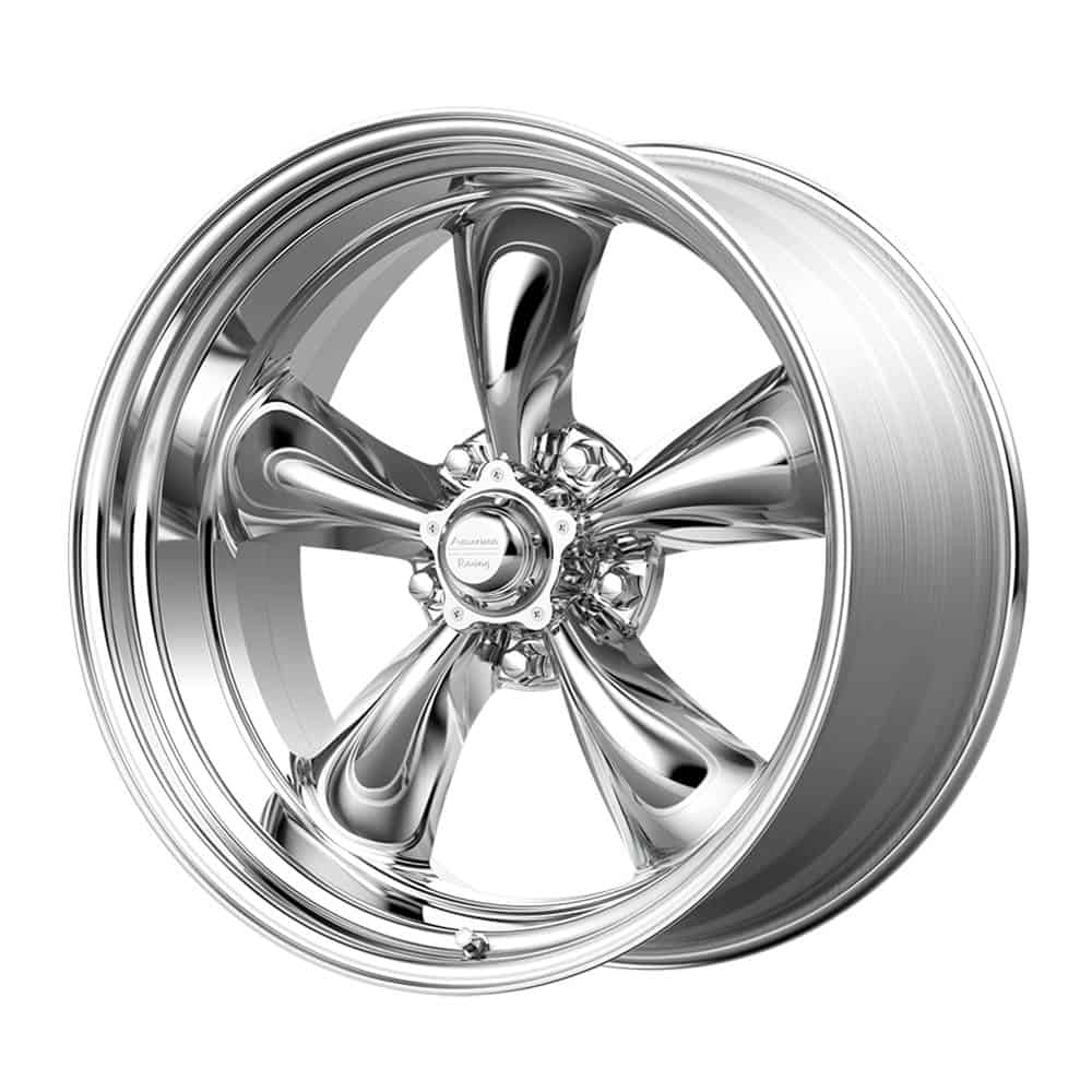 American Racing Vintage VN515 TORQ THRUST II 1 PC VN515 18X8 5X5.0 POLISHED 00MM - Intensery