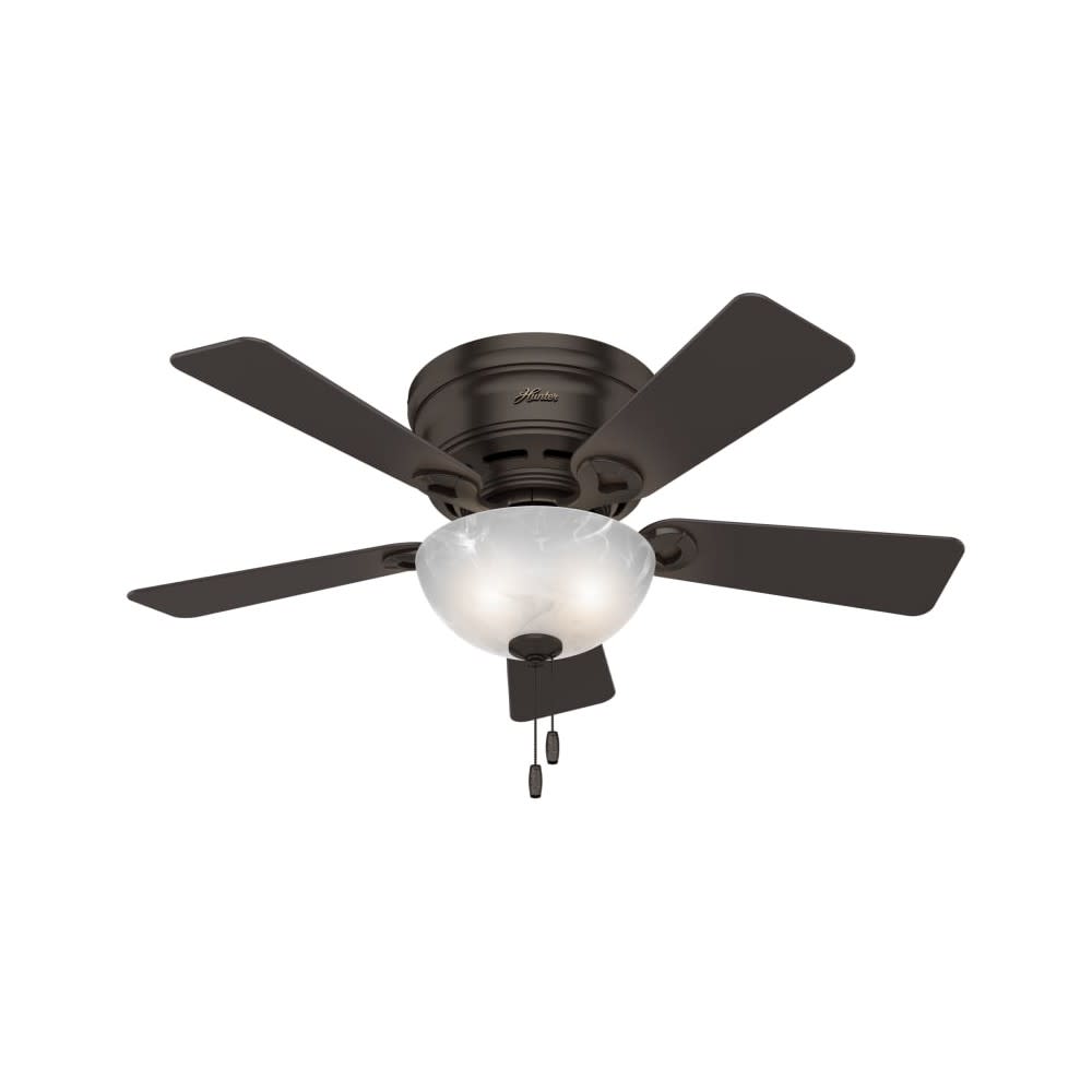 Hunter Haskell Ceiling Fan 42 Premier Bronze Dark Mocha - Intensery