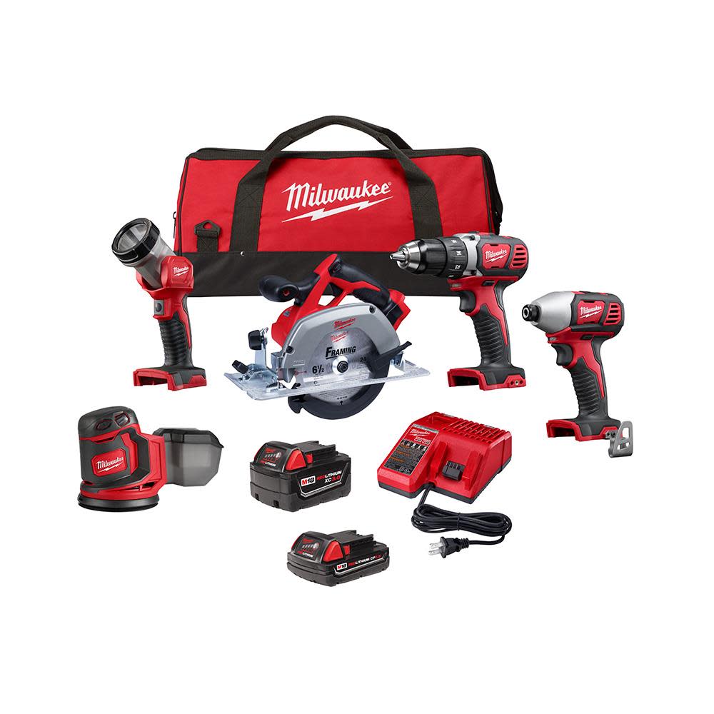 Milwaukee M18 5 Tool Combo Kit 2696-25 from Milwaukee - Intensery