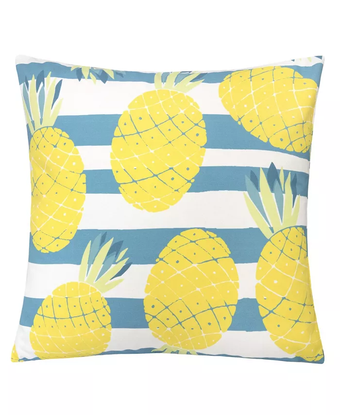 Homey Cozy Pineapple Stripe Outdoor Pillow - Intensery