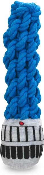 Fetch For Pets Star Wars Blue Lightsaber Oxford Rope Squeaky Dog Toy - Intensery
