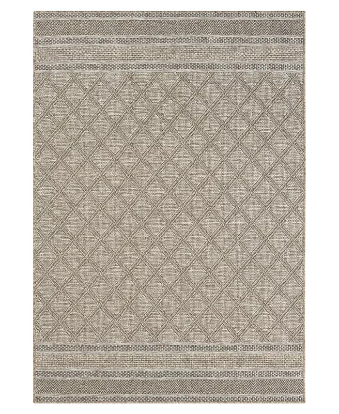 LR Home Oliva OLIVA82119 5' x 7' Outdoor Area Rug - Intensery