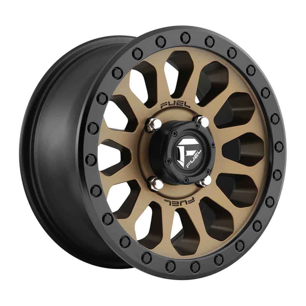 Fuel 1PC D600 VECTOR D600 17X8.5 6X5.5 MT-BRNZ-BBR 07MM - Intensery
